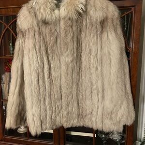 Vintage Saga Fox Silver Fox Fur Coat